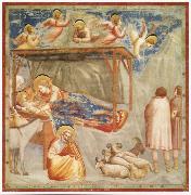 Birth of Christ GIOTTO di Bondone